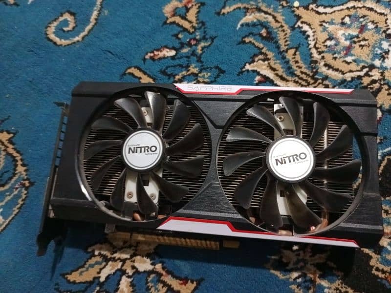 sapphire and redeon nitro 4 GB graphic card ddr5 0