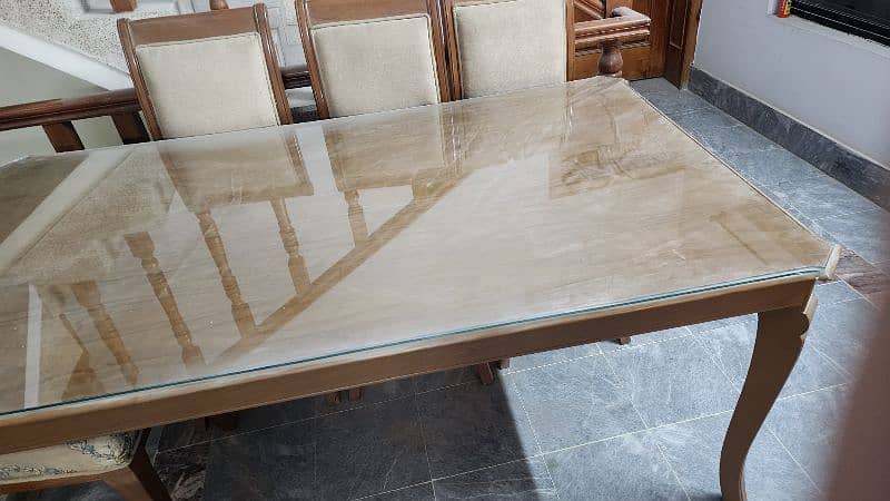 Dining table with 6 chairs for sale 8