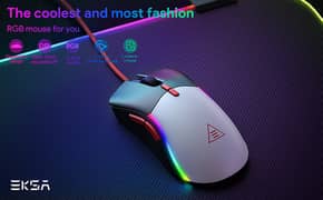 EKSA EM200 RGB CUSTOMIZABLE GAMING MOUSE.