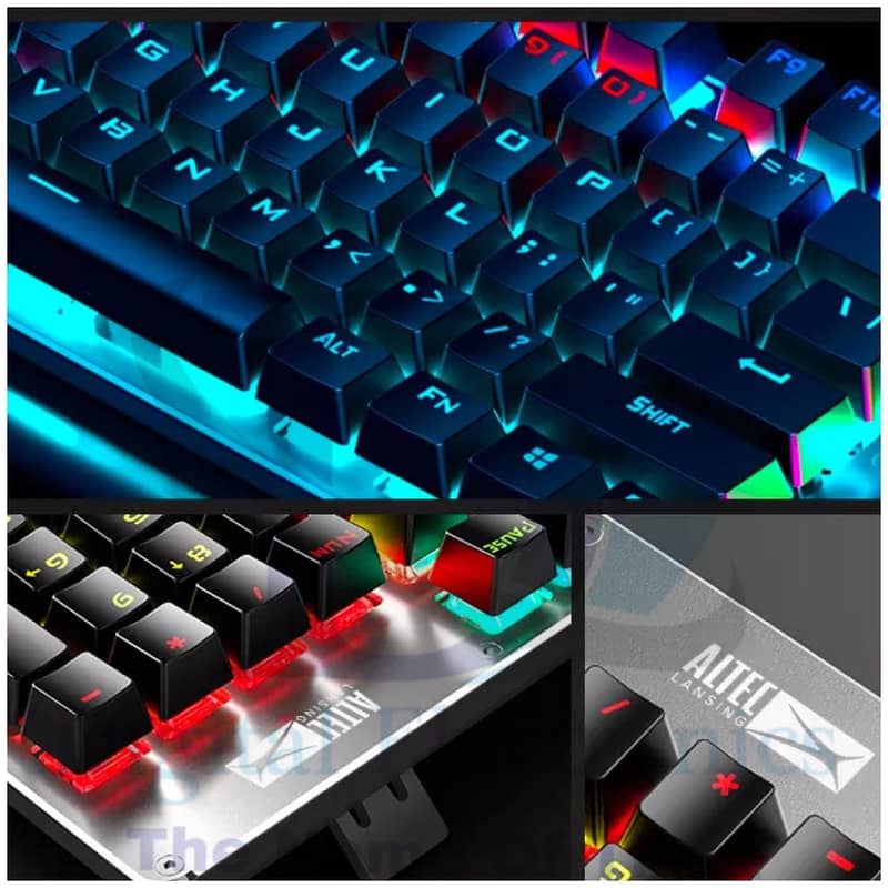 Altec algm 8414 Red Switch Mechanical Gaming Keyboard. 3