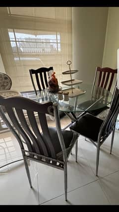 Dining table with 4 chairs