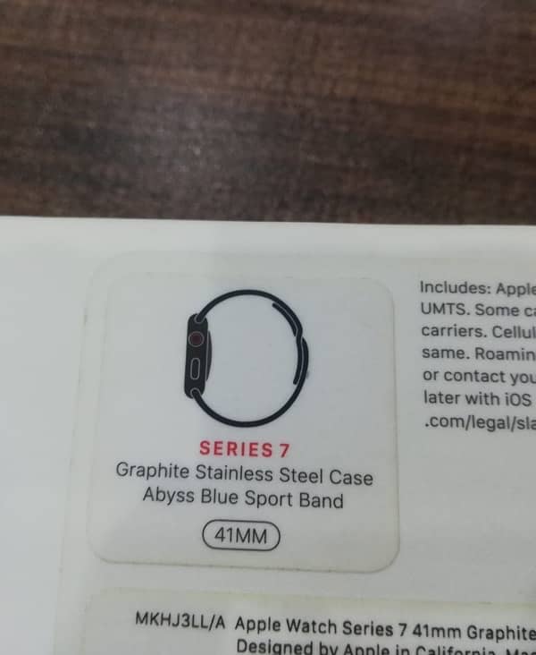 Apple watch series 7 Stainless steel 41 mm  BH 100% 1