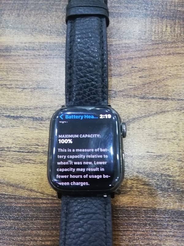 Apple watch series 7 Stainless steel 41 mm  BH 100% 2