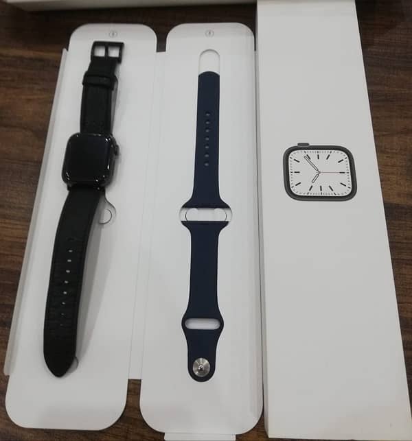 Apple watch series 7 Stainless steel 41 mm  BH 100% 3