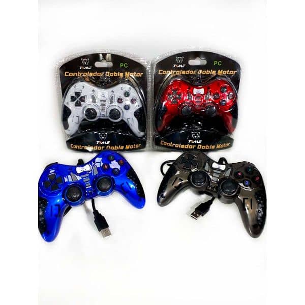 JY8006 Gaming Controller USB Joysticks Gamepad  Shock For PC Laptop 3