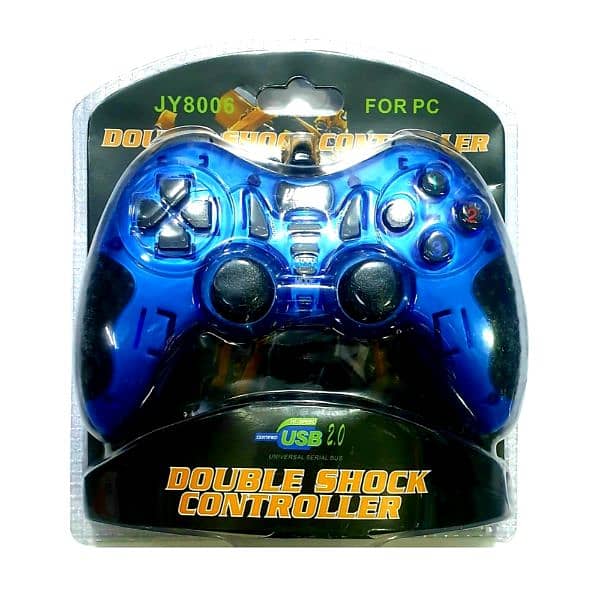 JY8006 Gaming Controller USB Joysticks Gamepad  Shock For PC Laptop 4