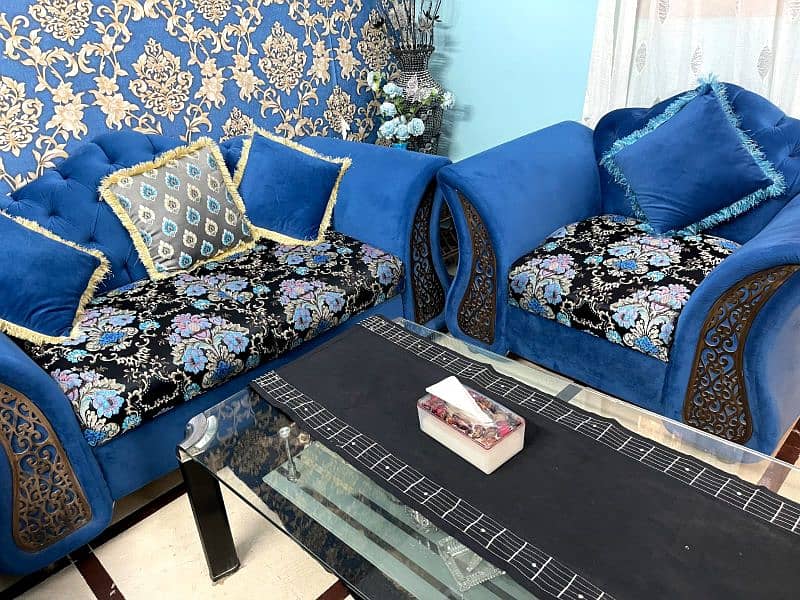 7 seater sofa set with table chairs urgent sale 4