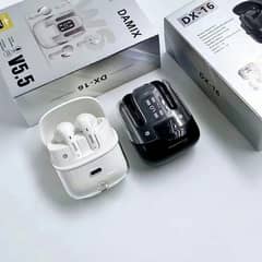 DX-16 DAMIX WIRELESS Earbuds With Home Delivery Lahore Display Battery