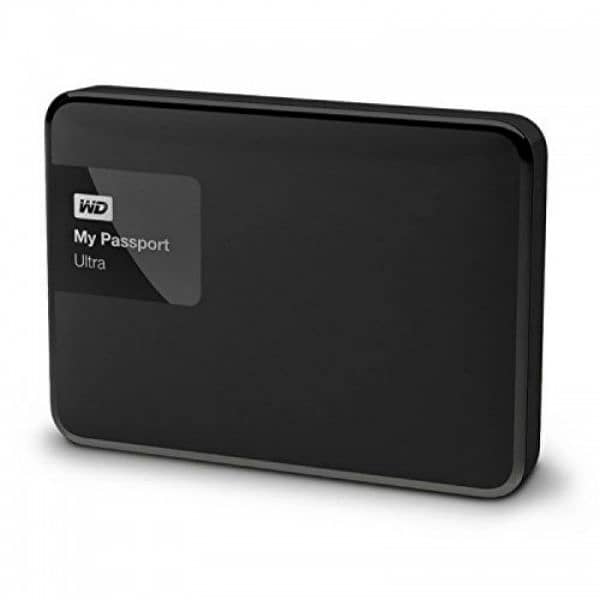 WD Digital Black My Passport Ultra Portable External Hard Drive 1