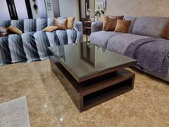 Modern Glass Top Center Table