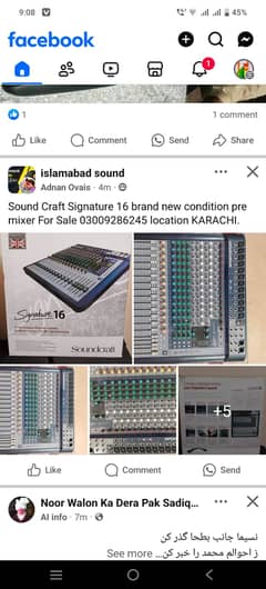 Sound Craft Signature 16 Mixer for sale