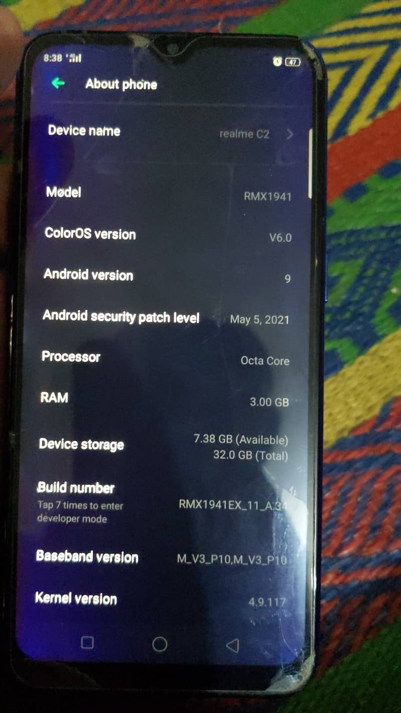 Realme C2 3/32 with box 3