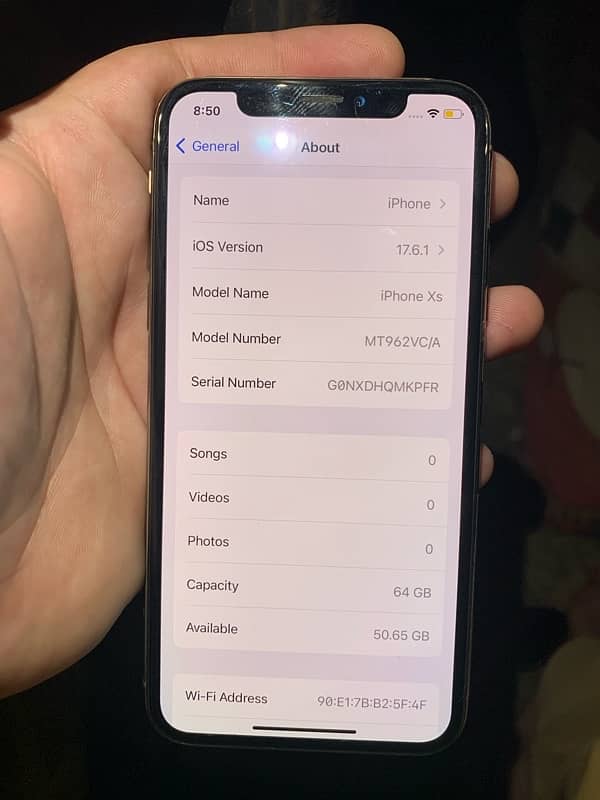 iPhone Xs 64gb Pta approved with box 5