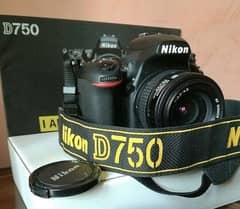 DSLR Nikon 750D Camera 10 by 10 condition All OK