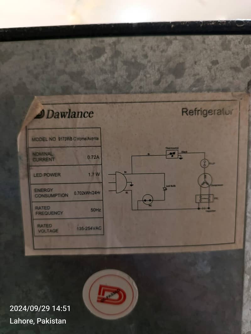 Dawlacne fridge GD Medium size (0306=4462/443) loshha set 7