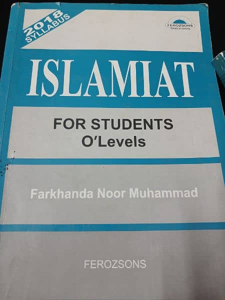 O' levels Islamiyat books 1