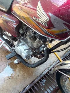 Honda cg 125 sealed engine sealed head cylinder fresh look koi Kam nh