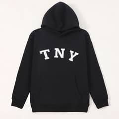 TNY Unisex Oversized Hoodie - Black