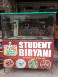 Biryani counter for sale with two burners.