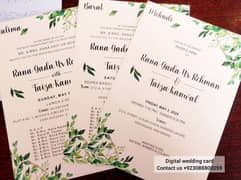 wedding invitations card Lahore Pakistan