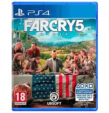 PS4 games Far cry 5, Far cry new dawn, Mafia definative, battle field4