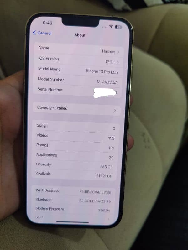 IPHONE 13 PRO MAX 256GB FOR SALE GOLDEN COLOUR FACTORY UNLOCK NON PTA 1