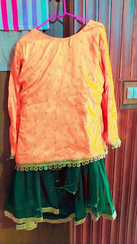 silk embroidered kurti net glitter work lehenga glitter work dupatta 1