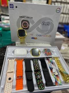 K200 Ultra 7 in 1 Watch Free Airpods