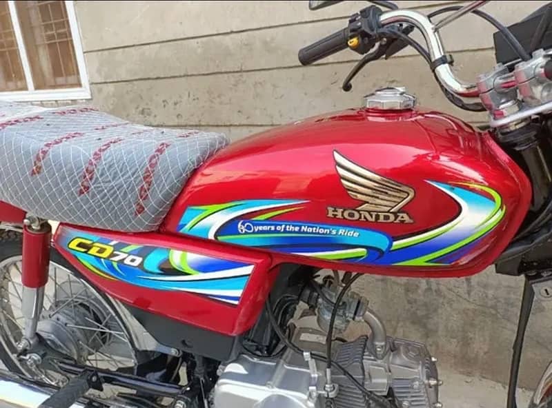 honda cd70 bike 2024 sticker 2