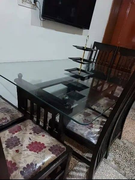 Dining table with 6 chairs 1