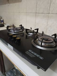 3 burner stove