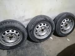 13 inch Rims with tyres