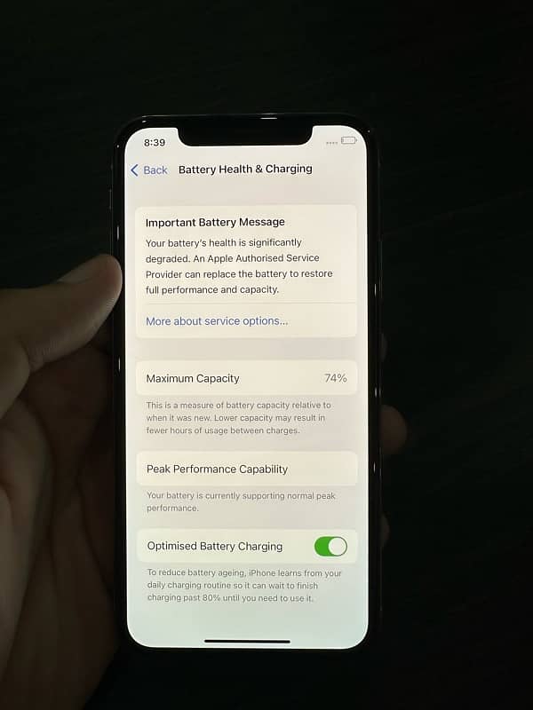 iPhone X pta approved 256GB 9