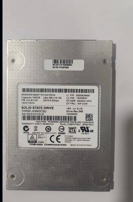 256GB SSD DRIVE 1