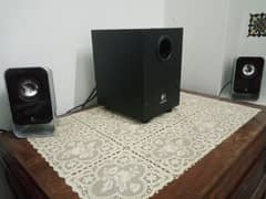 Logitech LS21 speker with never  base