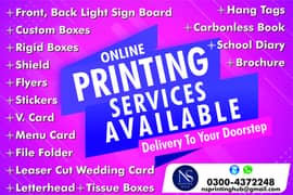 printing service/sticker/diary/shirt/cup/pen/disposable glass/brochure