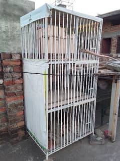 Heavyweight iron angal cage 3 protion aseel birds 03125493963 W/S