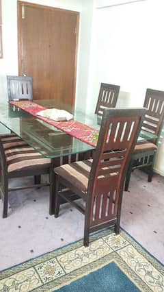 6 seater dining table