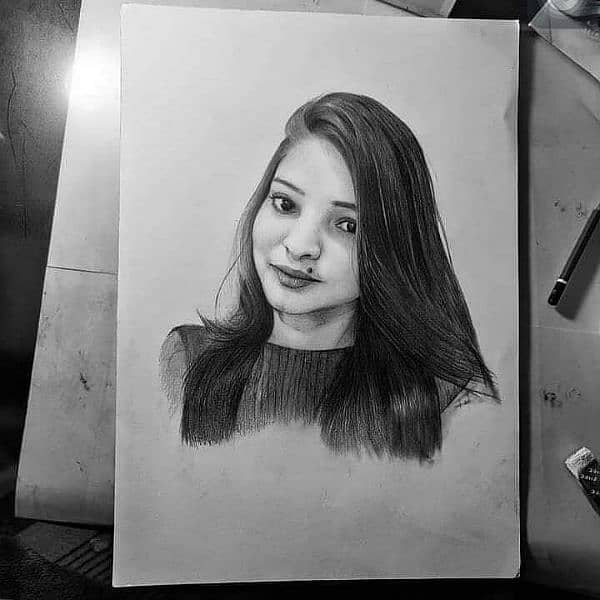 pencil sketch\face sketch\pencil drawing 15