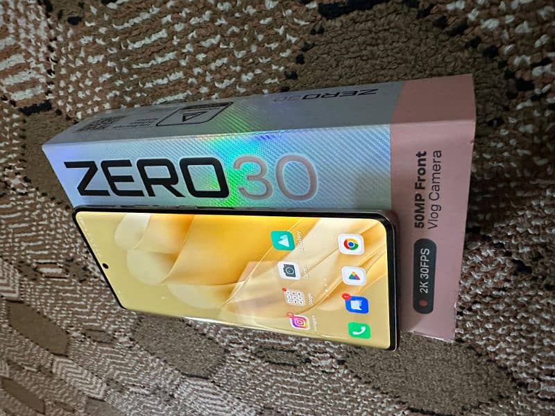 infinix zero 30 16/256 complete box 5