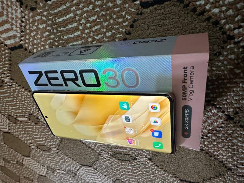 infinix zero 30 16/256 complete box 9