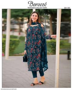 woman dress 3 pc Dhanak Good quality Cash on delivery available