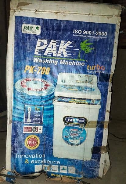 washing machine brand new Pak company  for sale. 1