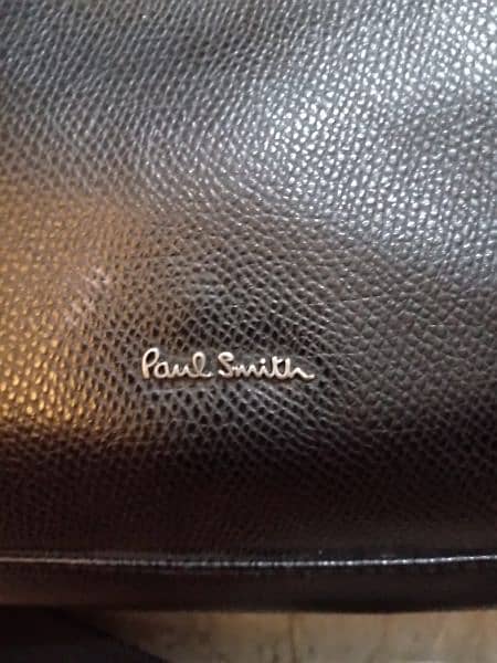 laptop bag pure leather Paul smith 3