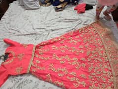 medium lahga with short choli