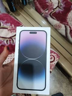 iphone 14 pro max  256gb with box