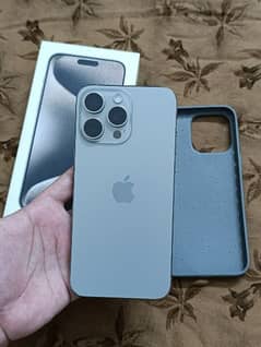 iphone 15 pro max 256gb HK (Pta Approved) Natural Titanium