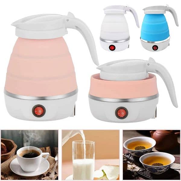 Best Fast Water Boiling 700ml Folding Electric Kettle 0