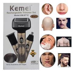 Beard & Hair Trimmer ( Brand New) kemei 3in1 Trimmer