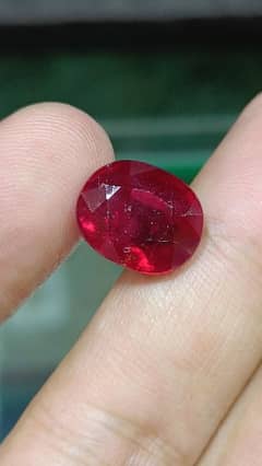 Mozambique Ruby natural yaqoot (GF) big size red color